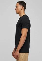 URBAN CLASSICS Herren Fitted Stretch Tee Schwarz/Dunkelgrau