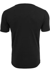URBAN CLASSICS Herren Fitted Stretch Tee Schwarz/Dunkelgrau