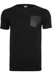 T-Shirt Herren Synthetic Leather Pocket Tee (1-tlg)