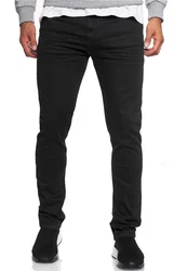 Rusty Neal Straight-Jeans MELVIN im 5-Pocket-Stil Schwarz/Dunkelgrau/Khaki