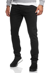 Rusty Neal Straight-Jeans MELVIN im 5-Pocket-Stil Schwarz/Dunkelgrau/Khaki