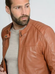 Maze Jacke Jack (1-St) Braun/Rot/Orange/Beige
