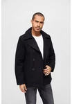Brandit Pea Coat Mantel Dunkelblau/Schwarz/Hellblau