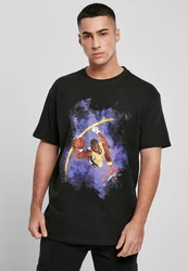 Mister Tee Unisex Basketball Clouds 2.0 Oversize Tee Rot/Schwarz