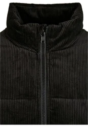Urban Classics Boxy Corduroy Puffer Jacket (1-St) Schwarz