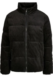 Urban Classics Boxy Corduroy Puffer Jacket (1-St) Schwarz