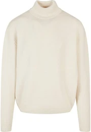 Rundhalspullover Herren Oversized Roll Neck Sweater (1-tlg)