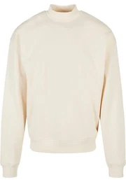 Rundhalspullover Herren Mock Neck Crew (1-tlg)