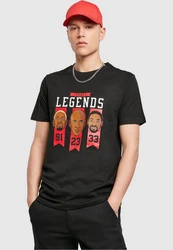 MisterTee T-Shirt True Legends Tee Rot/Schwarz/Dunkelrot/Bordeaux