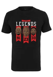 MisterTee T-Shirt True Legends Tee Rot/Schwarz/Dunkelrot/Bordeaux