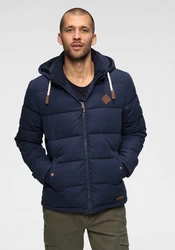 Bruno Banani Steppjacke modischer Stil Dunkelblau/Hellblau/Blau
