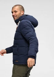 Bruno Banani Steppjacke modischer Stil Dunkelblau/Hellblau/Blau