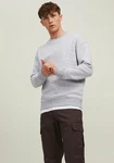 Jack & Jones Sweatshirt JJESTAR BASIC SWEAT CREW NECK NOOS (4012) Grau/Hellgrau