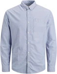 Jack & Jones Plus Hemd 'Oxford' Hellblau/Blau
