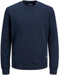 Jack & Jones Plus Sweatshirt BASIC SWEAT CREW NECK dunkelblau