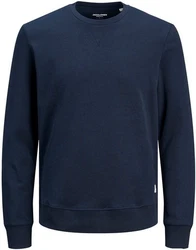 Jack & Jones Plus Sweatshirt BASIC SWEAT CREW NECK dunkelblau
