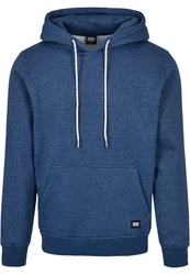 Urban Classics Sweatshirt Basic Hoody Dunkelblau/Blau/Grau