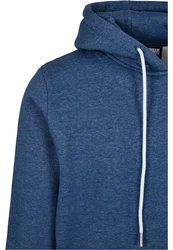Urban Classics Sweatshirt Basic Hoody Dunkelblau/Blau/Grau