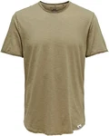 Only & Sons T-Shirt Benne Khaki/Dunkelgrün