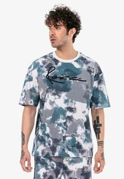 T-Shirt Coral Springs im modischen Batik-Look
