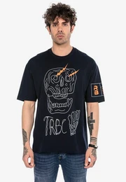 T-Shirt McAllen mit stylischem Totenkopf-Print