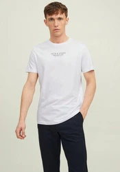JACK & JONES T-Shirt JPRBLUArchie Weiß/Creme/Grau/Braun/Beige