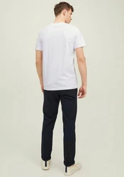 JACK & JONES T-Shirt JPRBLUArchie Weiß/Creme/Grau/Braun/Beige