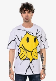 T-Shirt Chester mit groflchigen Print