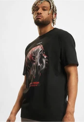 Upscale by Mister Tee Herren Flying High Oversize Tee Schwarz/Orange/Rot