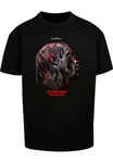 Upscale by Mister Tee Herren Flying High Oversize Tee Schwarz/Orange/Rot