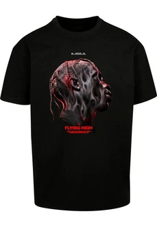 Upscale by Mister Tee Herren Flying High Oversize Tee Schwarz/Orange/Rot