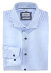 OLYMP Businesshemd Level Five body fit Italienische Knopfleiste Blau/Hellblau/Dunkelblau