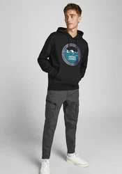 JACK & JONES Hose JJIAce JJDex dunkelgrau