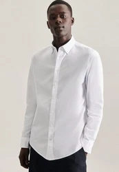 Seidensticker Businesshemd X-Slim Langarm Button-Down-Kragen 
