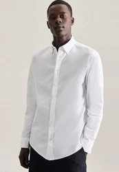 Seidensticker Businesshemd X-Slim Langarm Button-Down-Kragen 