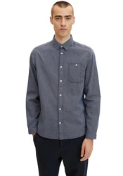 TOM TAILOR Hemd marine/wei
