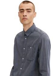 TOM TAILOR Hemd marine/wei