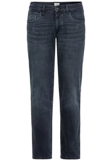 camel active 5-Pocket Jeans Regular Fit Dunkelblau/Blau