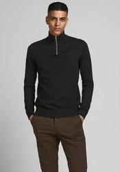 JACK & JONES Pullover JJEEmil Schwarz