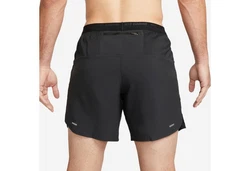 NIKE Sportshorts Dri-FIT Stride Herren Running Shorts grau/schwarz