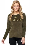 Decay Sweatshirt mit Aufdruck Dunkelgrün