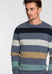 TOM TAILOR Strickpullover Hellblau/Blau