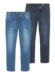 Arizona Stretch-Jeans Willis Straight-Fit Blau/Dunkelblau/Grau/Hellblau