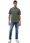 Marc O'Polo T-Shirt Logo-T-Shirt Dunkelgrün/Grün/Khaki/Türkis
