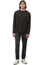 Langarmshirt mit aufgesetzter Brusttasche