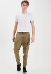 Blend Cargohose BHNAN (1-tlg) Khaki/Braun/Dunkelgrün