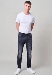 Blend 5-Pocket Jeans Slim-fit Jet Multiflex Schwarz/Dunkelgrau/Beige/Grau
