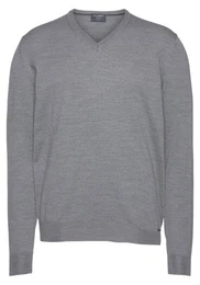 V-Ausschnitt-Pullover Strick Casual klassischer Strickpullover