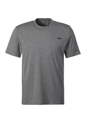 KangaROOS Kurzarmshirt T-Shirt (2er-Pack) mit KangaROOS Print auf der Brust Dunkelgrau/Dunkelblau/Grau