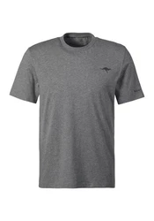 KangaROOS Kurzarmshirt T-Shirt (2er-Pack) mit KangaROOS Print auf der Brust Dunkelgrau/Dunkelblau/Grau